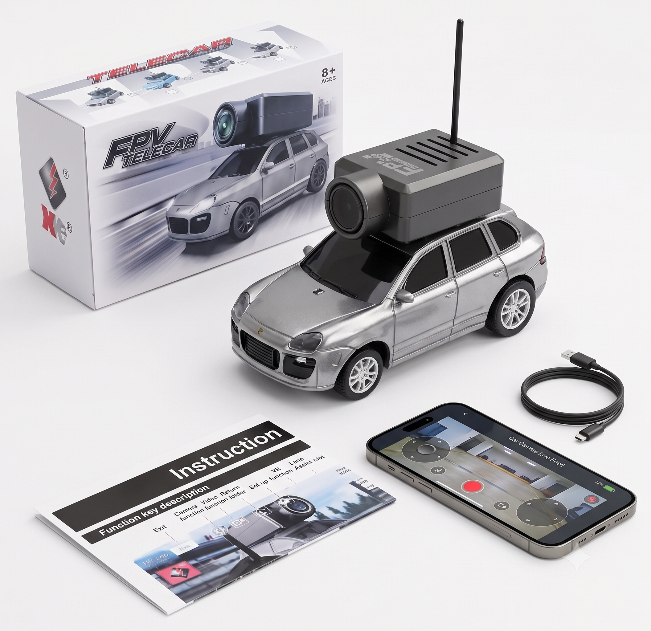 RC Car with mobile Control and HD Camera